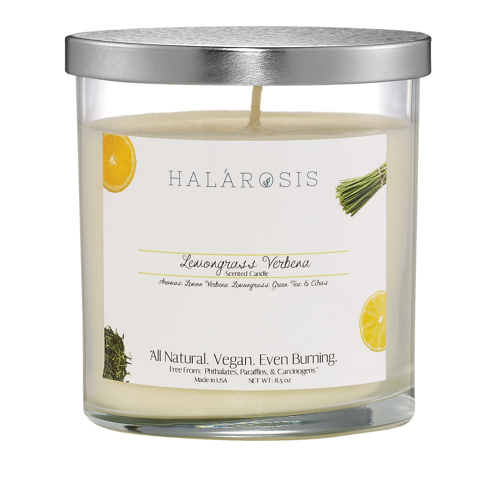 Lemongrass Verbena Soy Candle