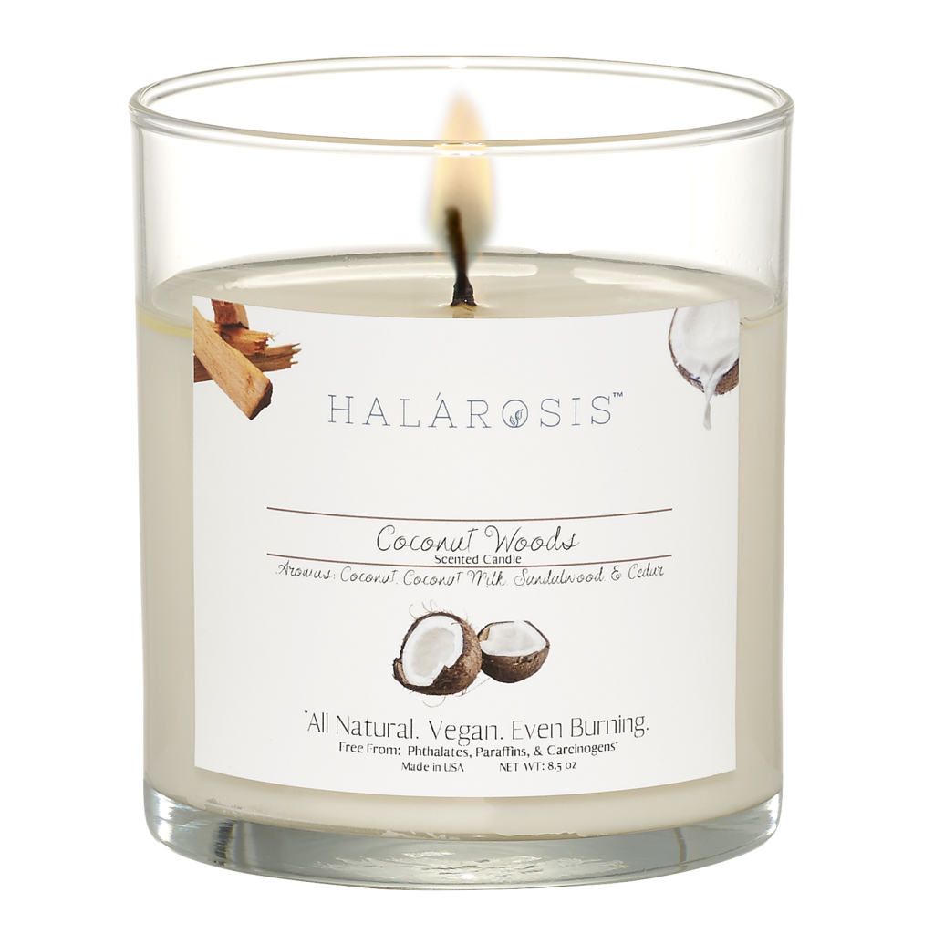 Coconut Soy Candle Coconut Woods Roomfilling fragrance Halarosis
