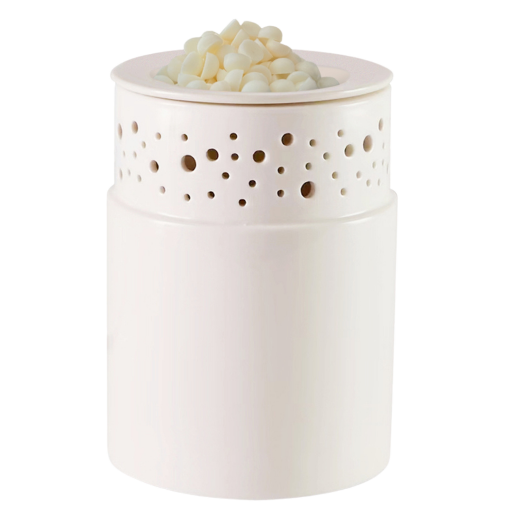 Ceramic Wax Warmer Dotted Ceramic Wax Warmer Halárosis