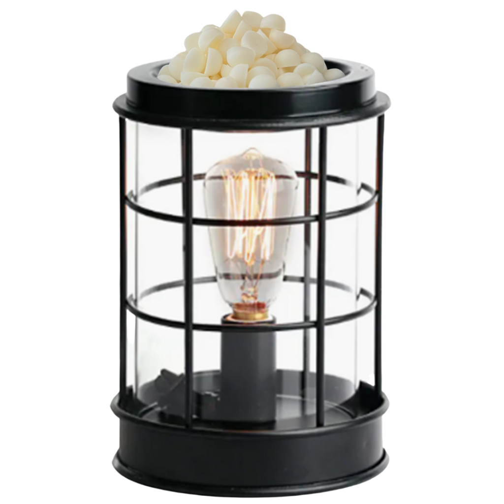 Black Industrial Inspired Wax Warmer Halárosis